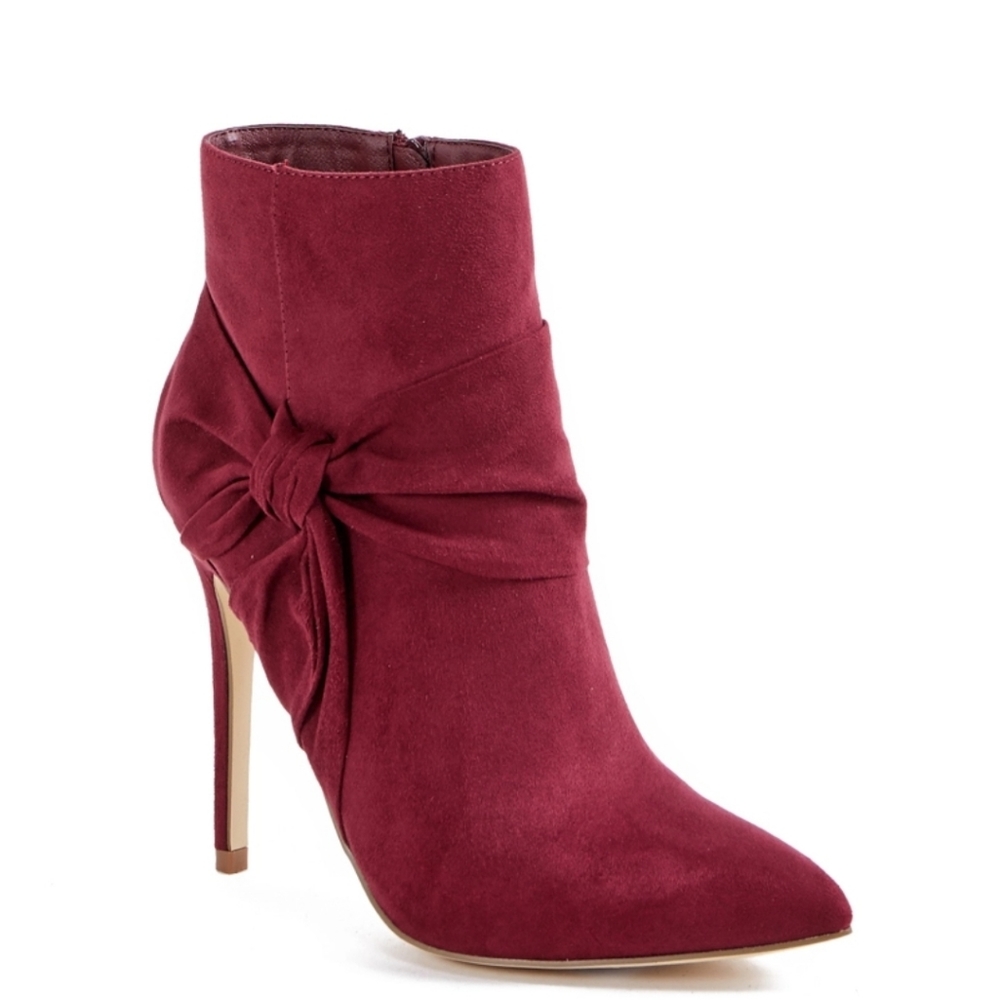 Karolina Bootie in Burgundy
